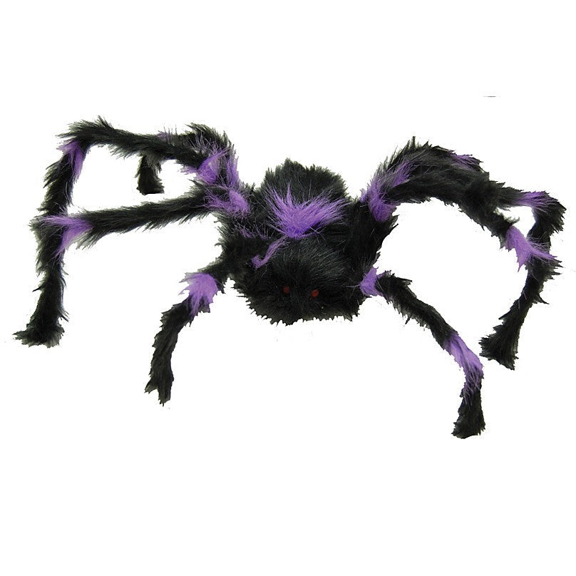 4" Araña Negra con Acentos de Color en las Patas A3
