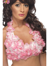 Top halter con estampado hawaiano