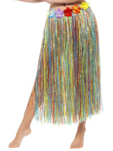 Falda Hula Hawaiana con Flores, Varios Colores