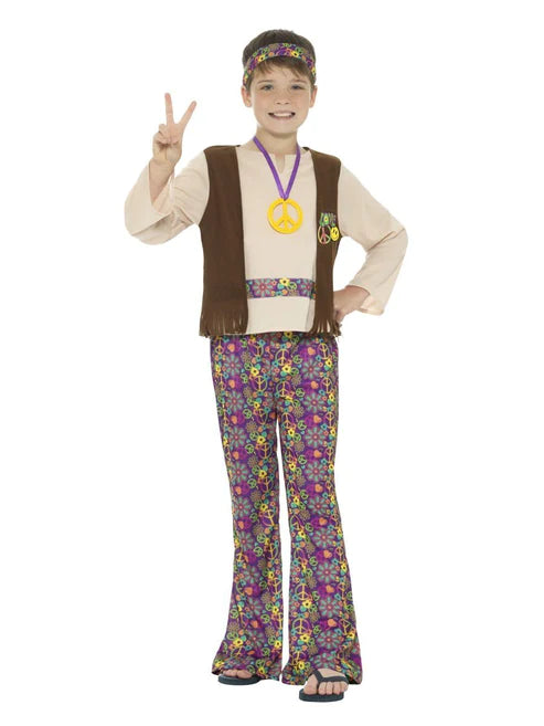 Disfraz de niño hippie