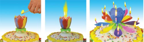 EXPOSITOR DE MOSTRADOR PARA VELAS CON BRILLANTES