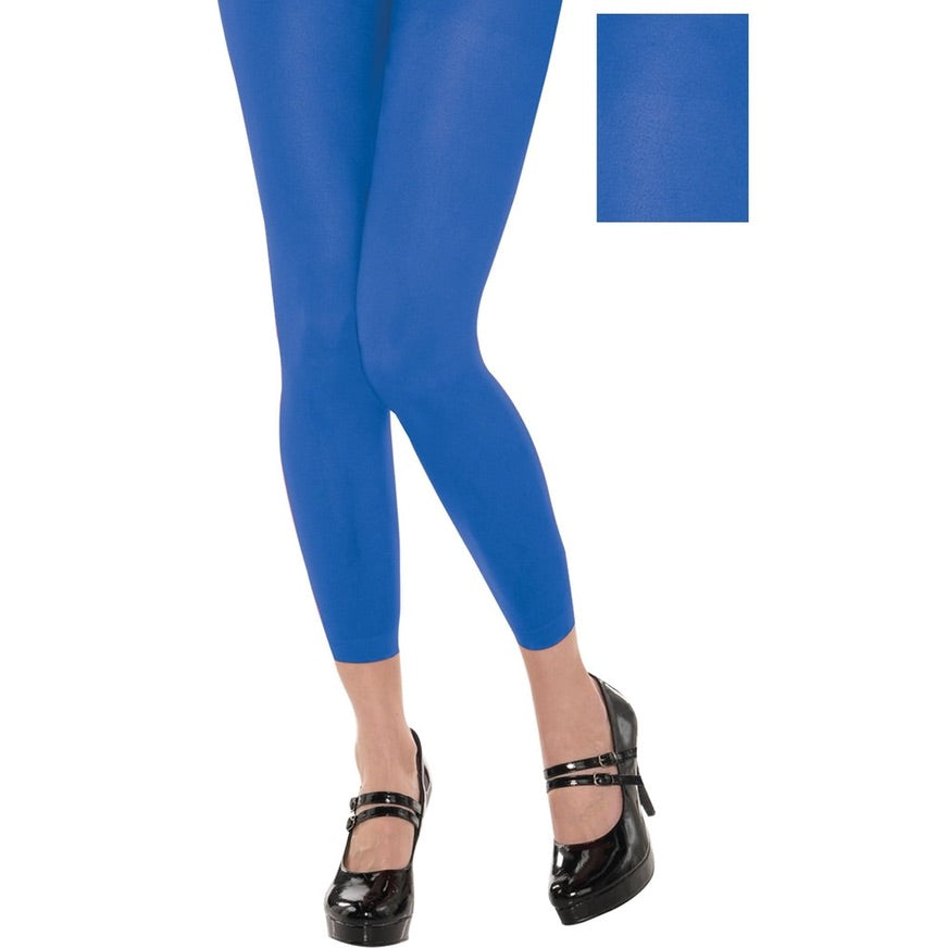 Medias sin pie azules para adulto