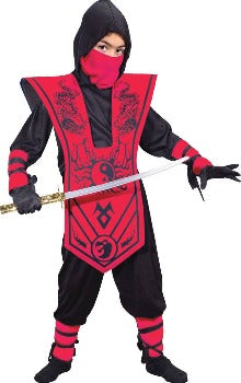 Disfraz completo de ninja rojo