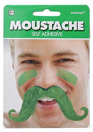 Bigote Verde Autoadhesivo