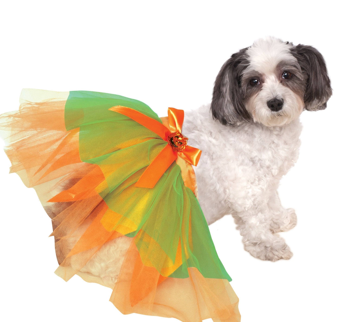 Tutú de perro naranja