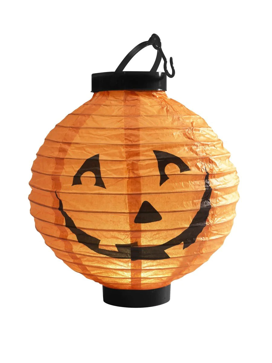 Linterna de papel de calabaza LED iluminada