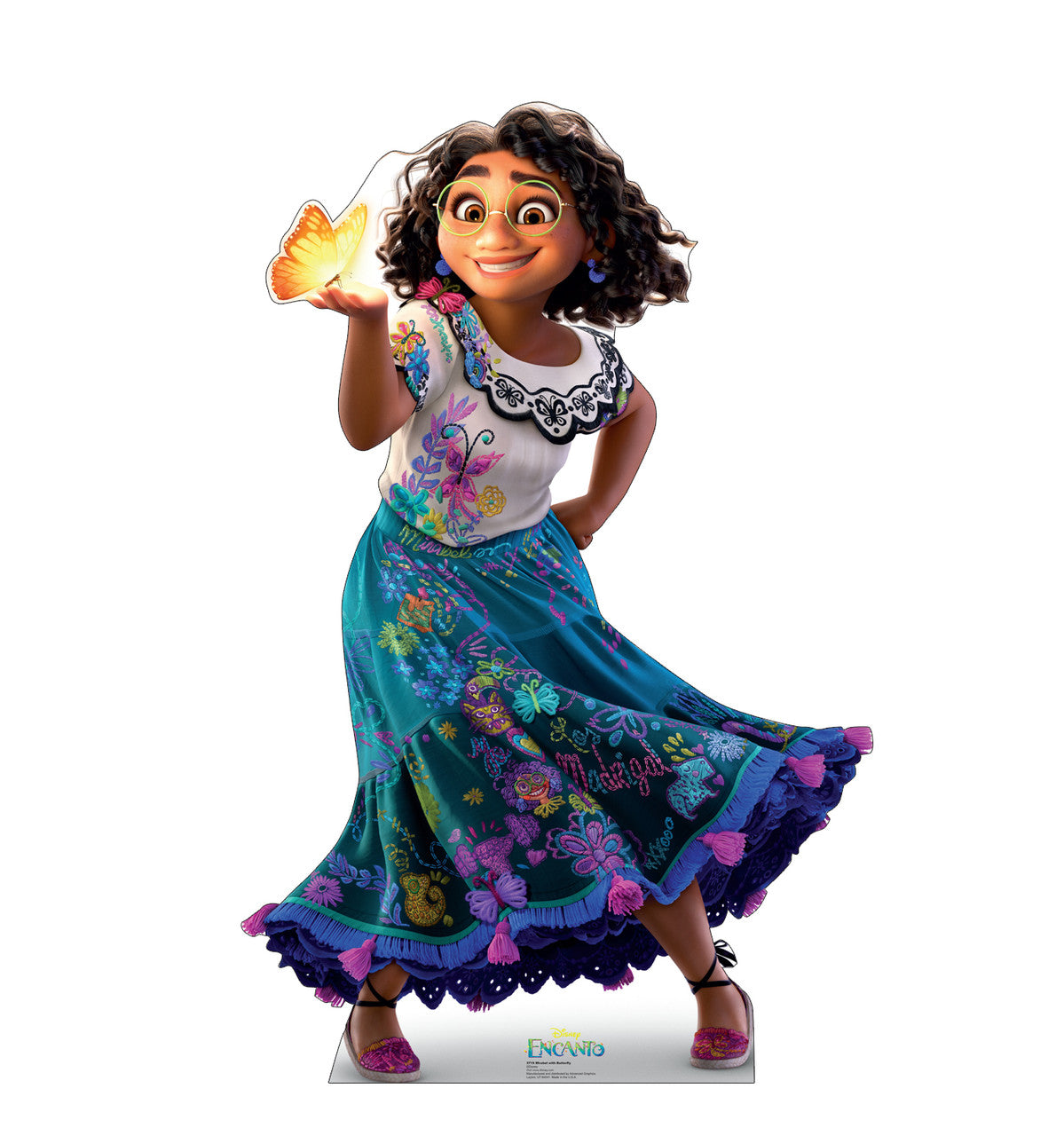 Life-size Cardboard Cutout of Mirabel w/ butterfly