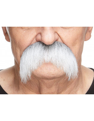 Bigotes Gris/Blanco