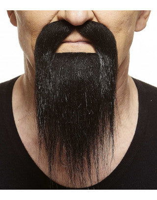 Bigotes con barbas negras