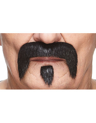 Bigotes con barba negros