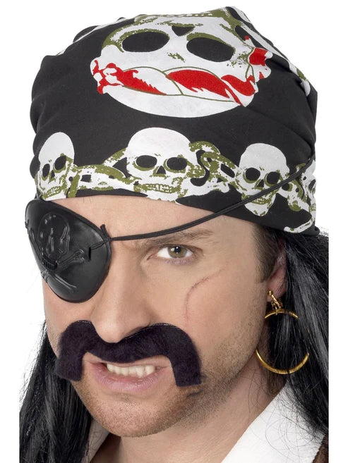 Bandana pirata, negra