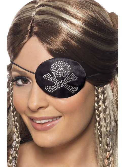 Parche pirata con motivo de diamante