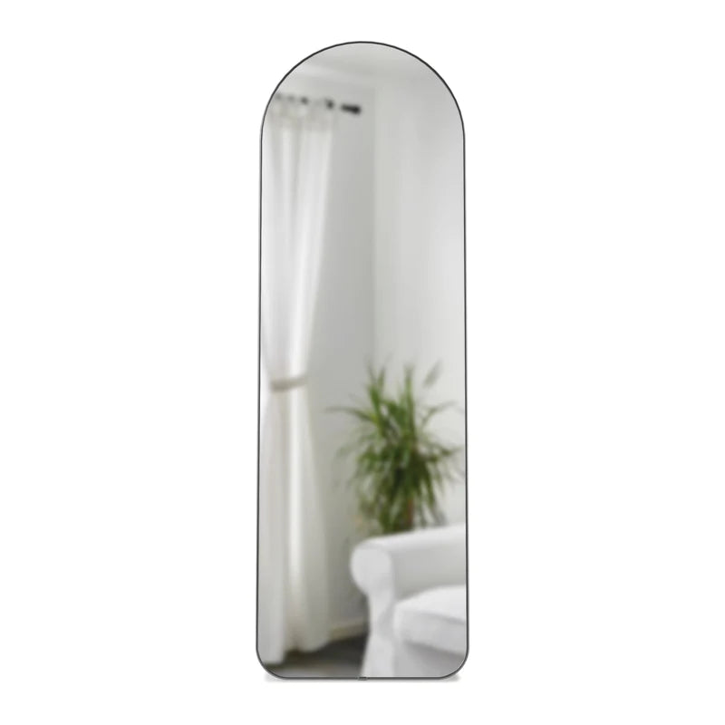 Espejo reclinable arqueado Hubba de 20x62" Metálico/Titanio