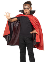 Capa de vampiro reversible, niños