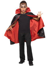 Capa de vampiro reversible, niños