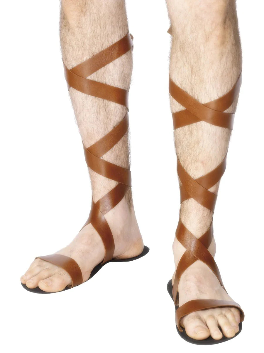 Sandalias romanas, marrones