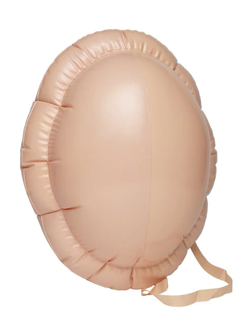 Santa Big Belly Inflatable, Beige