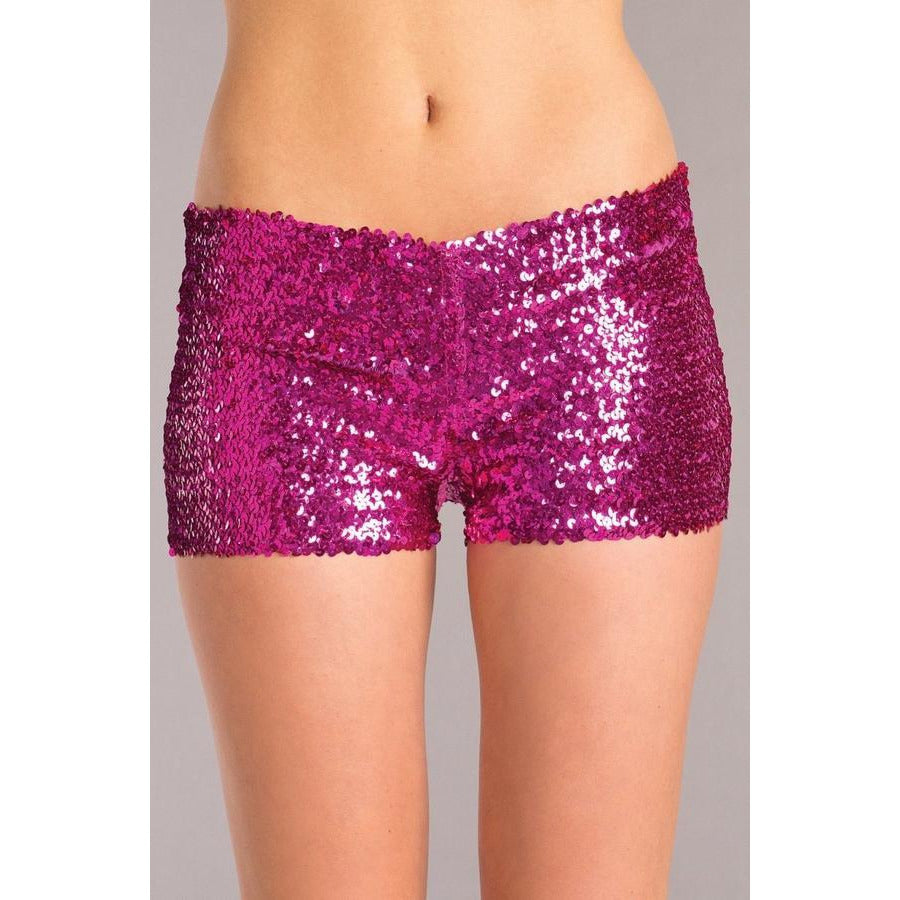 Pantalones cortos de lentejuelas rosas