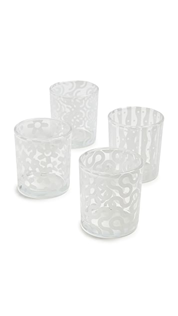 Gafas Dusen Pattern (blancas)