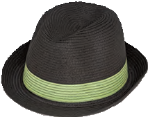 Fedora de trenza Toyo