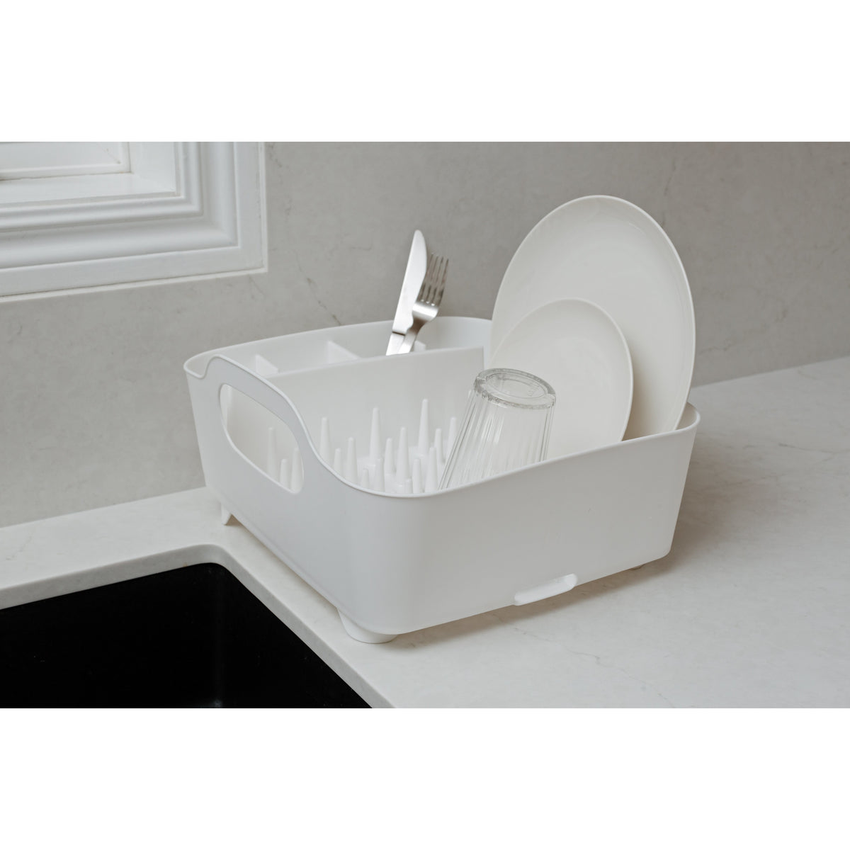 Escurreplatos Tub blanco