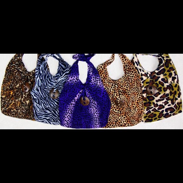 Bolsa de playa expandible con estampado de animales