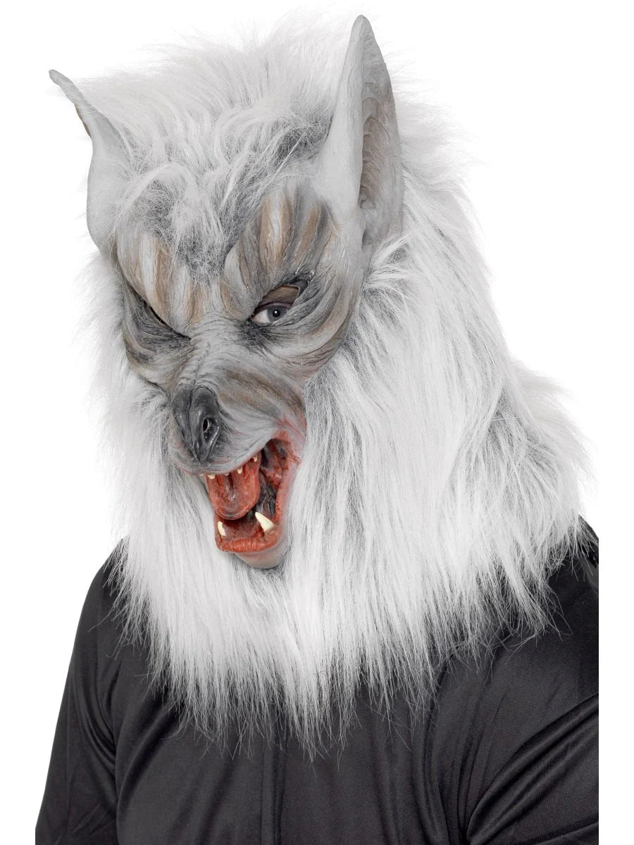 Máscara de lobo, gris