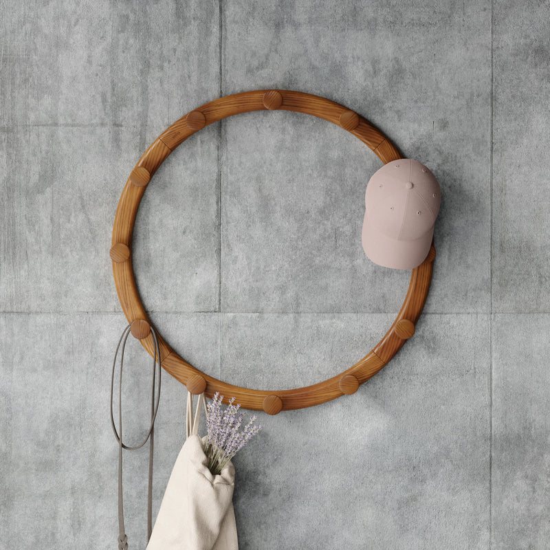 Slinka Hook, Set of 4 Light-Walnut